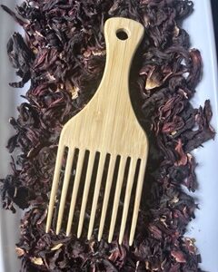 Bamboo Afro Comb